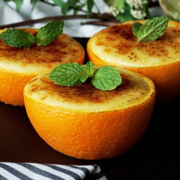 ORANGES CREME BRULEE